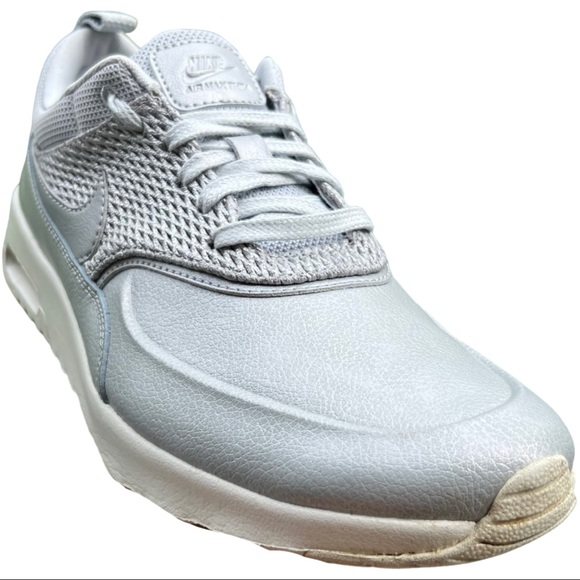 Nike Air Max Thea Premium Metallic Platinum Muted Silver Size 10 Sneaker - Picture 5 of 11